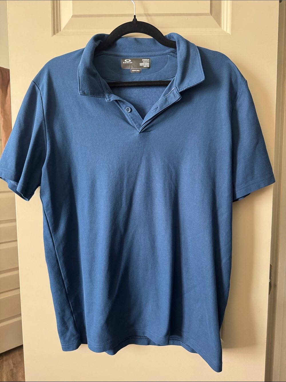 Oakley Men's Blue Short-Sleeve Polo